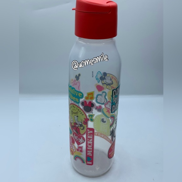 Tupperware Limited Edition Eco Disney Mickey 100th Anniversary water Bottle - Picture 2 of 5
